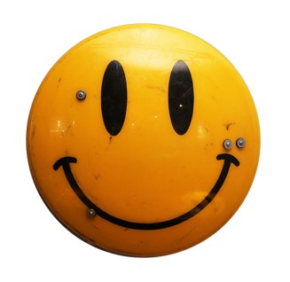 James Cauty Smiley Riot Shield SRS X WHITE